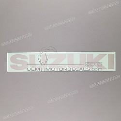 Belly pan decal