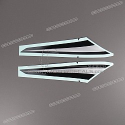 Ensemble d'autocollants de réservoir