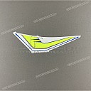 Front cowling decal, right side