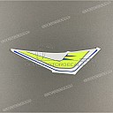 Front cowling decal, left side