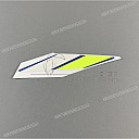 Front cowling decal, left side