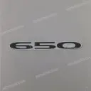 Adesivo posteriore coda carena
