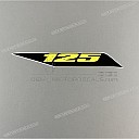Tail cowl decal, right side
