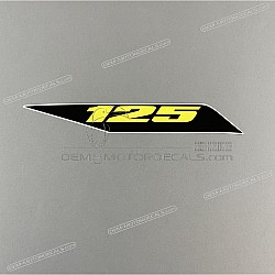 Adesivo posteriore coda carena, lato destro