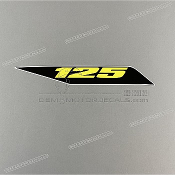 Tail cowl decal, right side
