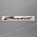 Seat tail cover Bandit emblem, rear