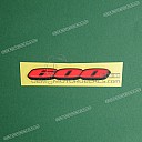Emblème de coque arrière « 600 »