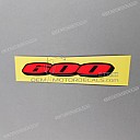 Tail cowl 600 emblem, left side