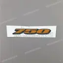 Emblème 750 de la coque arrière