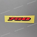 Emblema coperchio telaio GSX-R, lato destro