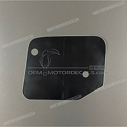Placa número cubierta de chasis emblema RM, lado derecho
