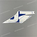 Frame cowling decal, right side