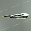 GS500 tail cowl graphic, right side