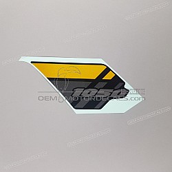 Naklejka na tylną owiewkę / zadupek, prawa strona