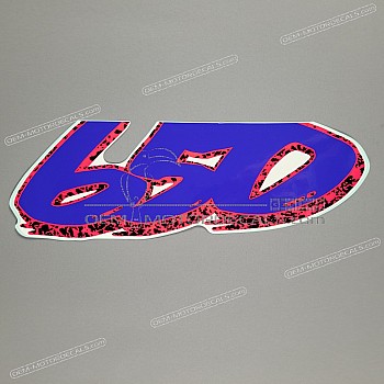 Frame cowling decal, right side