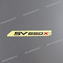 SV650X Rahmenabdeckung Aufkleber, rechte Seite