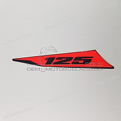 Tail cowl decal, right side