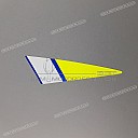 Frame cowling decal, right side