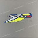 Side cowling decal, right side