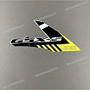 Side cowling decal, right side