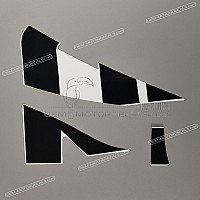SUZUKI Rahmenabdeckungsaufkleber, Linke Seite 68140-23K20-BSS