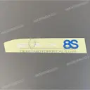 GSX-8S linke Heckverkleidungs-Emblem, linke Seite