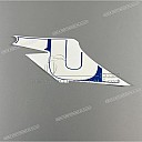Frame cowling decal, left side