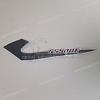 SUZUKI Naklejka na osłonę ramy, lewa strona 68145-01D30-L6W