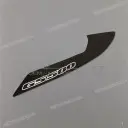 Adesivo posteriore coda carena, lato sinistro