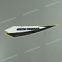 GS500 left side tail cowl tape