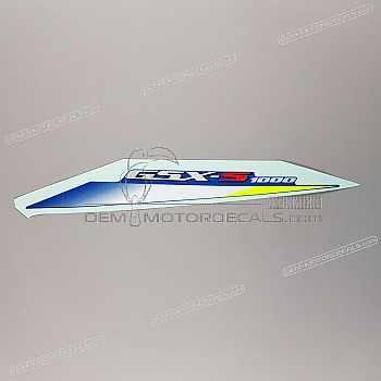Side cowling decal, left side