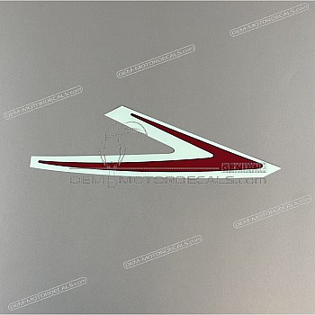 Autocollant carénage arrière queue, côté gauche