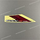 Side cowling decal, left side
