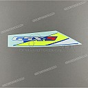 Side cowling decal, left side
