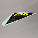Tail cowl decal, left side