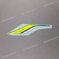 SUZUKI Left frame cover GSX-R graphic, left side 68145-17K30-A3F