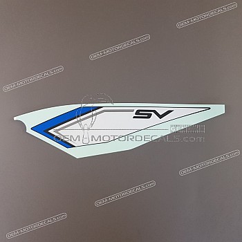 Tail cowl decal, left side