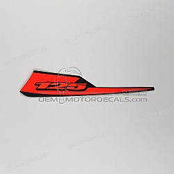 Tail cowl decal, left side