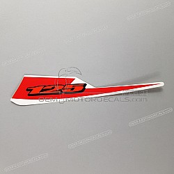 Autocollant carénage arrière queue, côté gauche