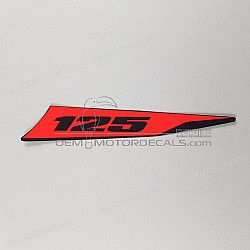 Tail cowl decal, left side