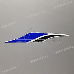 Autocollant carénage arrière queue, côté gauche