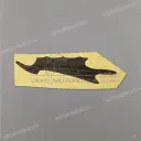Autocollant de coque arrière gauche "600"