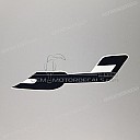 Side cowling decal, left side