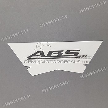 Front fender decal