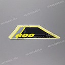 Front fender decal, right side