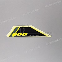 SUZUKI Pegatina para guardabarros delantero, lado derecho 68155-25L00-CKE