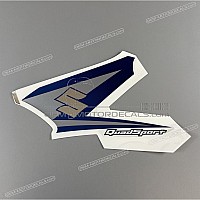 SUZUKI Seitenverkleidung Aufkleber, Linke Seite 68156-07G60-BHV