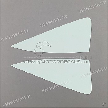 Rear seat cowl decals, set