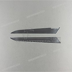 Adesivi posteriore coda carena, set