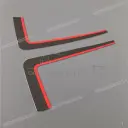 Autocollant carénage arrière queue